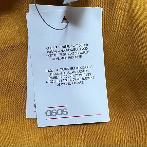 ASOS DESIGN satin wrap top with piping detail and long sleeves 8 - Picture 9 of 11